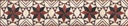 Estrella Taracea 32 x 32 mm. Nº 235-3 (Tira 5 pzs.)