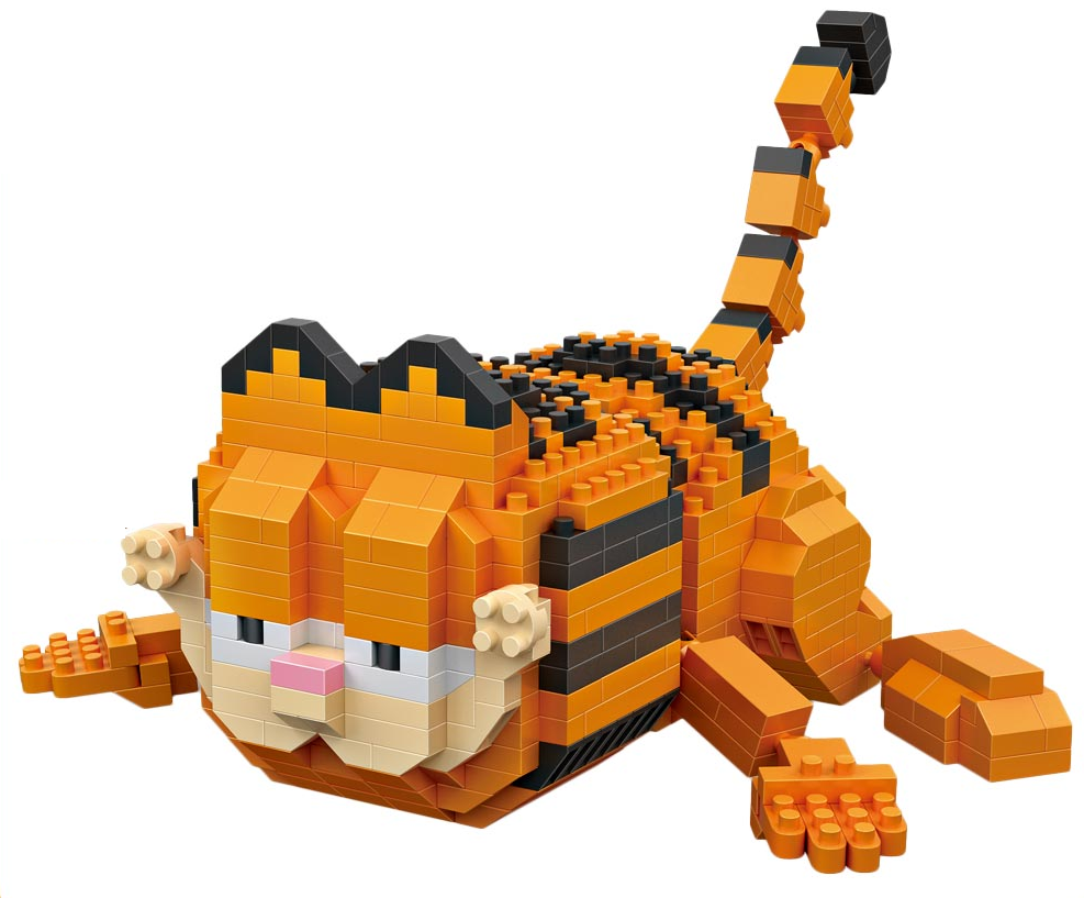 Personaje -Garfield- 680 pzs. Loz