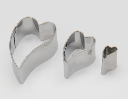 Cortadores Pastas Modelables -Corazón- (3 pzs.) Premo Sculpey