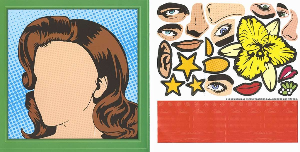 Cuadros con Pegatinas de Arte: Pop Art - Susaeta