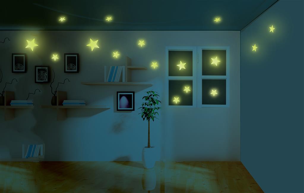 Mini Estrellas Fosforescentes (60 pzs.) 4M