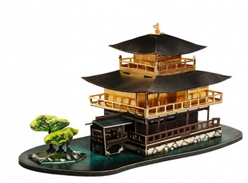 Kit Construcción -Templo del Pabellón Dorado, Kioto- Clever Paper