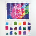 Set Pintar con Diamantes -Galaxy Slogan- Simply Make