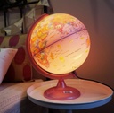 Esfera Terrestre -Pink Zoo- 25 cm. Con Luz