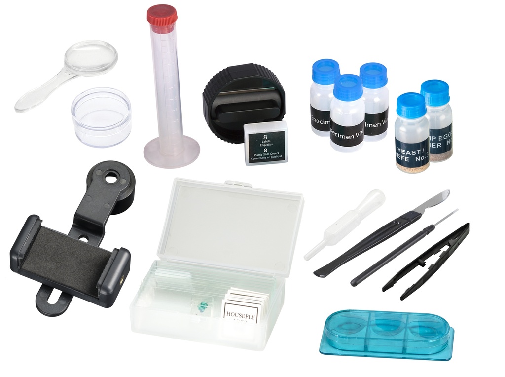 Set Microscopio Biolux 40x - 800x -National Geographic- Bresser