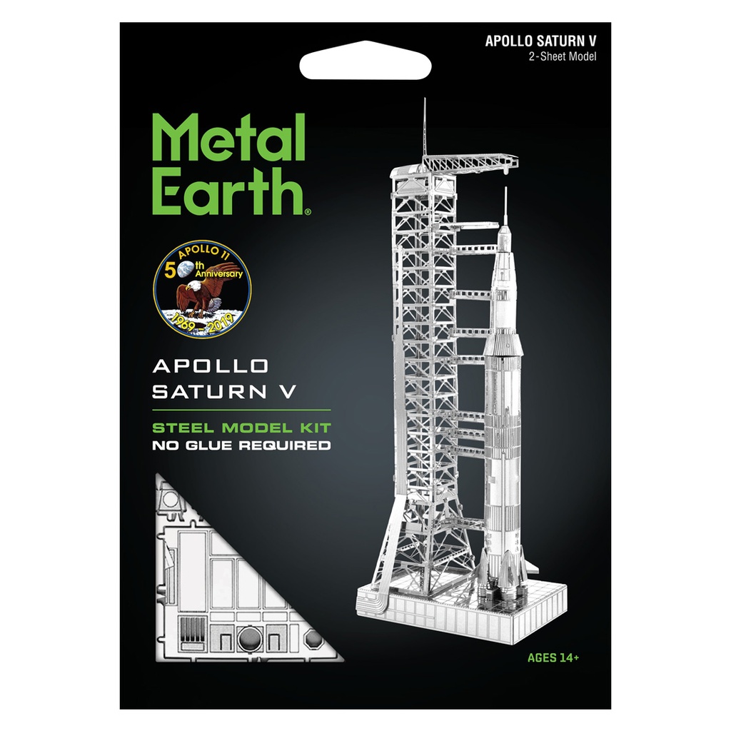 Metal Earth -Apollo Saturn V with Gantry-  Apollo Lunar Module