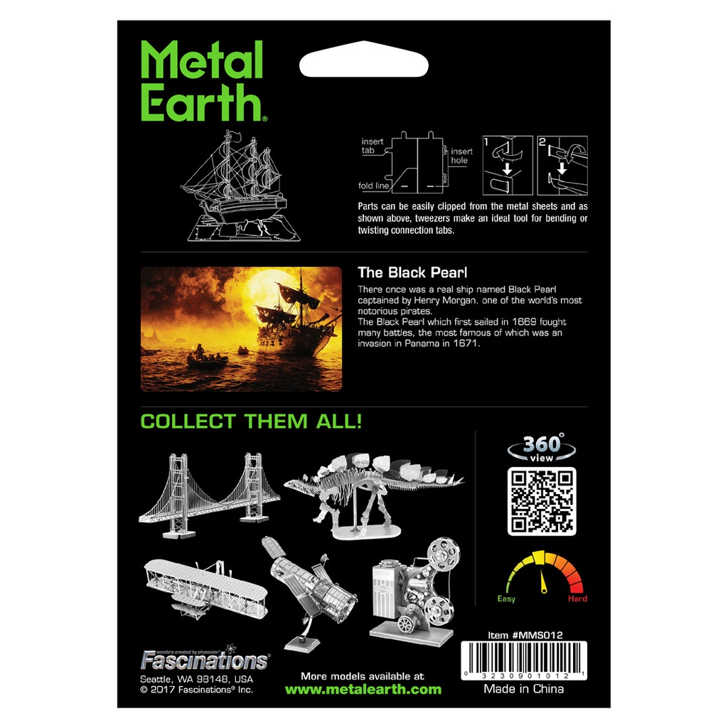 Metal Earth -La Perla Negra-