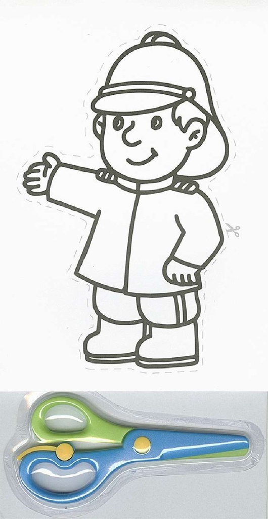 Colorea y Recorta -Bomberos, Piratas y Dinosaurios- Susaeta Ediciones