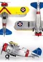 Avión 1/48 -USN F3F-2 VF-6 Fighting Six- Academy