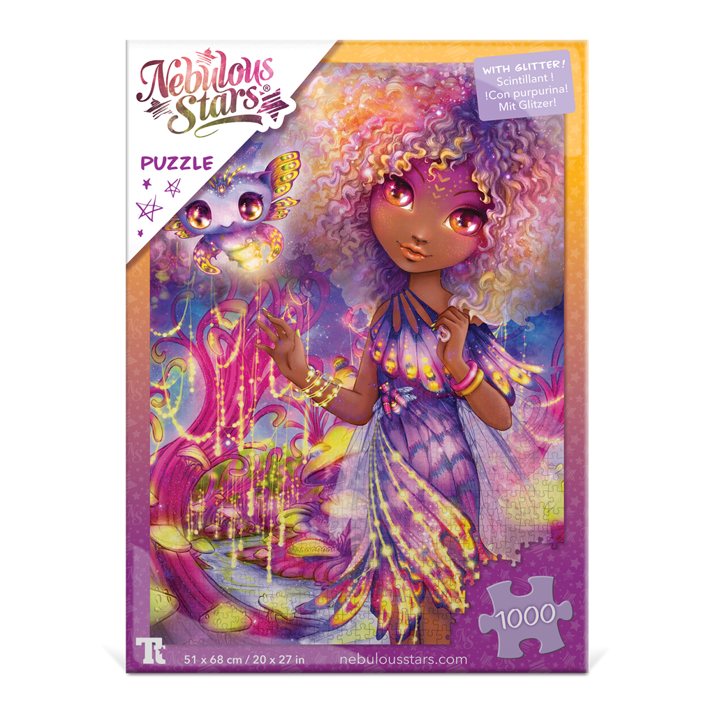 Puzzle 1000 piezas Glitter -Orelia & Luminia- Nebulous