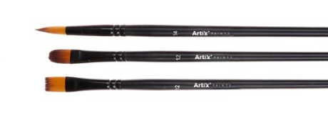 Set 3 Pinceles Surtidos Acrílico / Oleo PP286 0A Artix