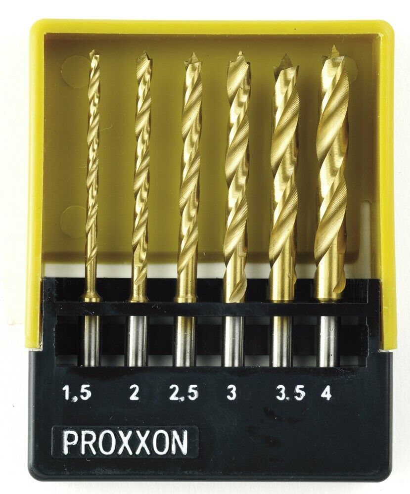 Brocas HSS 1.5-4.0 mm. (6 pzs.) Proxxon