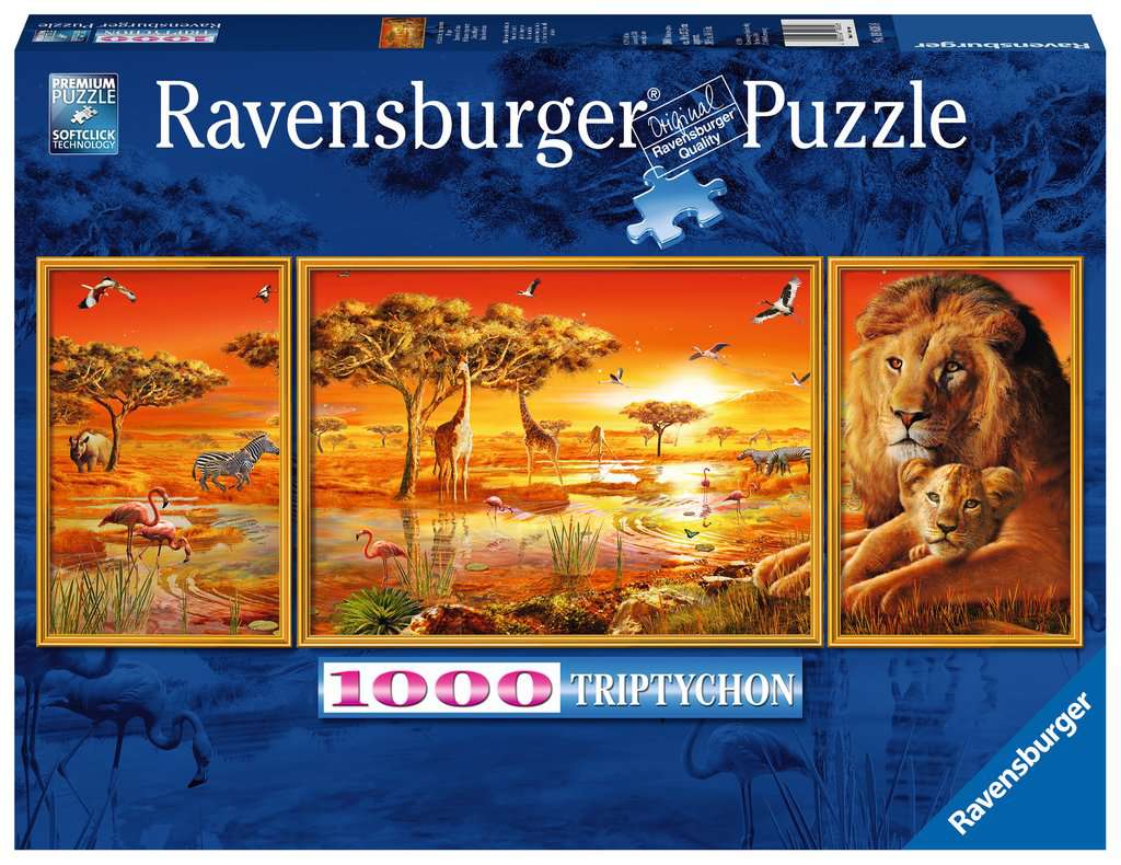 Puzzle 1000 piezas -Emoción Africana- Ravensburger