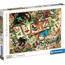 Puzzle 500 piezas -La Colección de Mariposas- Clementoni