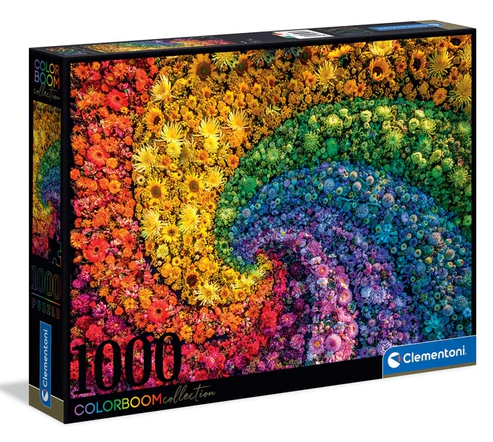 Puzzle 1000 piezas -Color Boom: Espiral- Clementoni