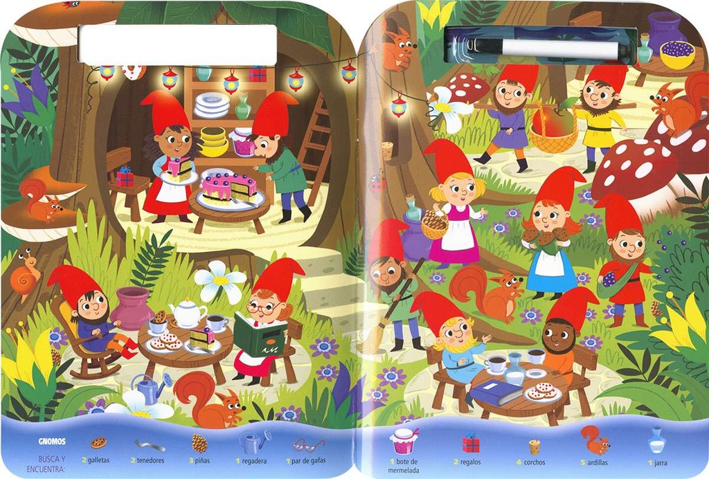 Busca, Señala y Borra -Mundo Mágico- Susaeta Ediciones