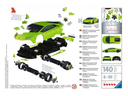 Puzzle 3D 140 pzs. Midi -Lamborghini Huracán EVO Verde- Ravensburger
