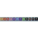 Rotuladores -Twin Brush- Doble Punta Base Alcohol (12 Colores) Artis Decor