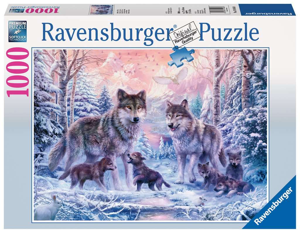 Puzzle 1000 piezas -Lobos- Ravensburger