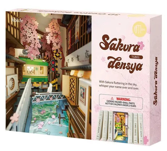 Kit Diorama Librería -Sakura Densya- Rolife Robotime