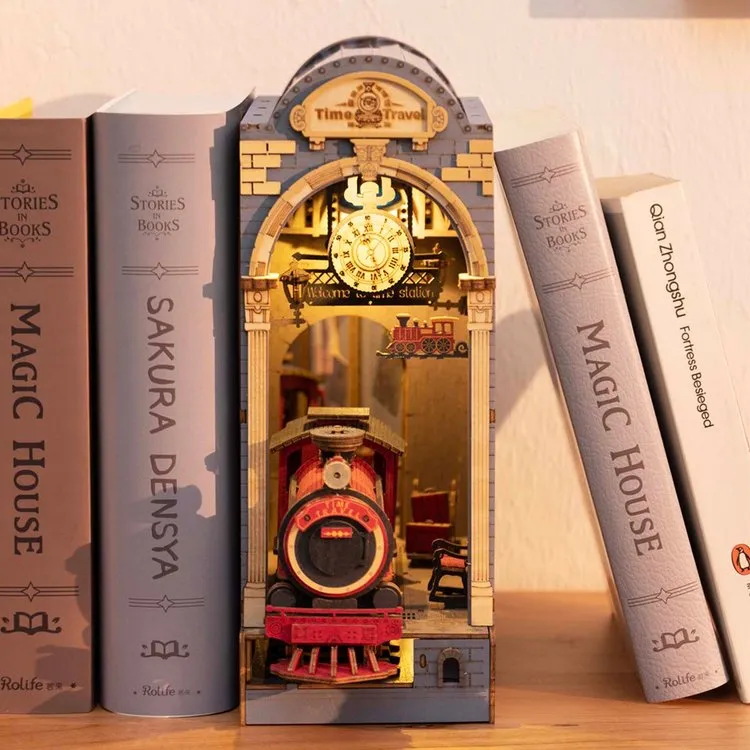 Kit Diorama Librería -Time Travel- Rolife Robotime