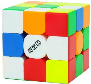 Cubo 3x3 M Pro Negro Magnético Qiyi