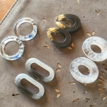 Molde para Resinas Pendientes y Colgantes 11,5 x 20,0 cm. (16 pzs.) Cleopatre