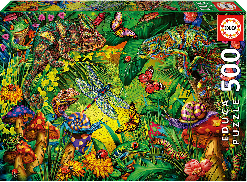 Puzzle 500 piezas -Bosque de Colores- Educa