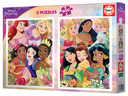 Puzzle 2 x 500 piezas -Princess- Educa