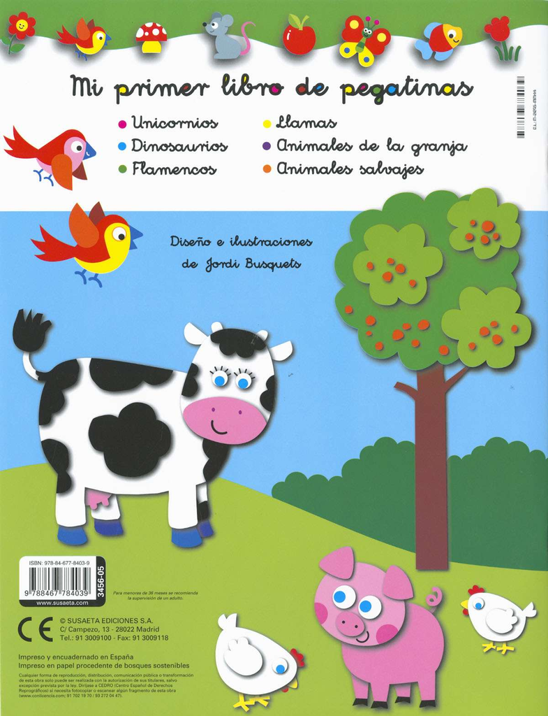 Mi Primer Libro de Pegatinas: Granja- Susaeta