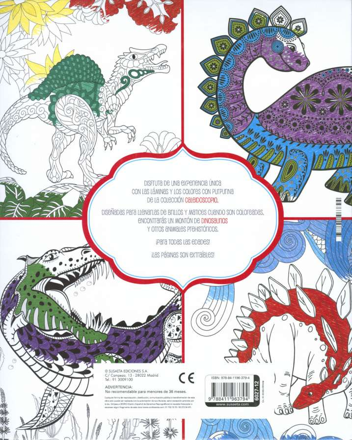 Colores y Purpurina -Dinosaurios y Mucho Más- Suaeta Ediciones