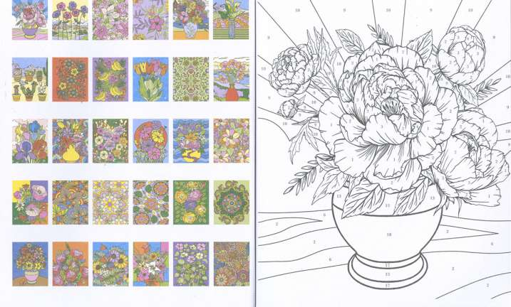 Colorea Por Números -Flores- Susaeta Ediciones