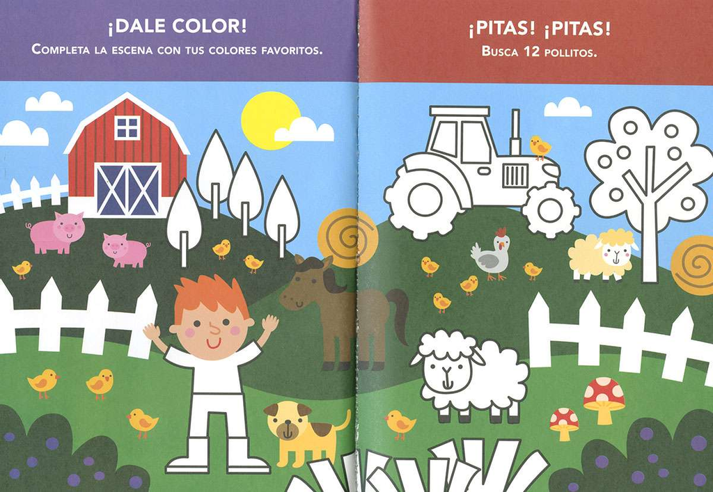 Actividades y Pegatinas Acolchadas -La Granja- Susaeta Ediciones