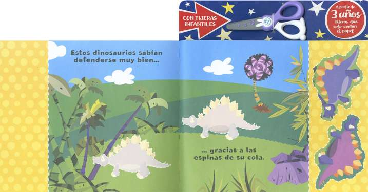 Recorta y Pega -Dinosaurios- Susaeta