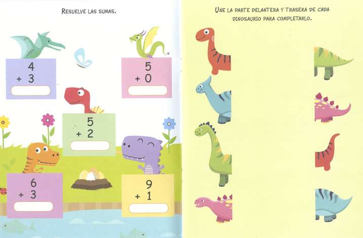 Maquetas y Actividades -Dinosaurios- Susaeta Ediciones