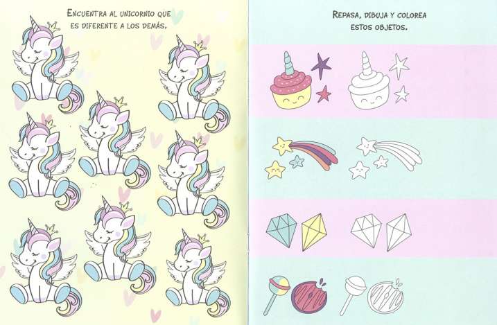 Maquetas y Actividades -Unicornios- Susaeta Ediciones