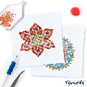 Set 9 Mini Pintar con Diamantes -Mariposas- 15 x 15 cm. Figured´Art