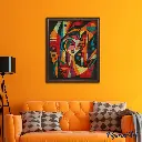 Pintar con Diamantes -Mujer Abstracta, Pablo Picasso- Bastidor 40 x 50 cm. Figured´Art