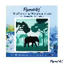 Pintar Por Números -Elefante en el Bosque Verde- Bastidor 20 x 20 cm. Figured´Art