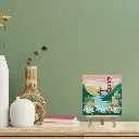 Pintar Por Números -Poster de Viaje a San Francisco- Bastidor 20 x 20 cm. Figured´Art