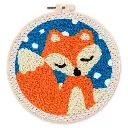 Set Bordado Aguja Mágica -Zorro en la Nieve- 20 cm. Figured´Art