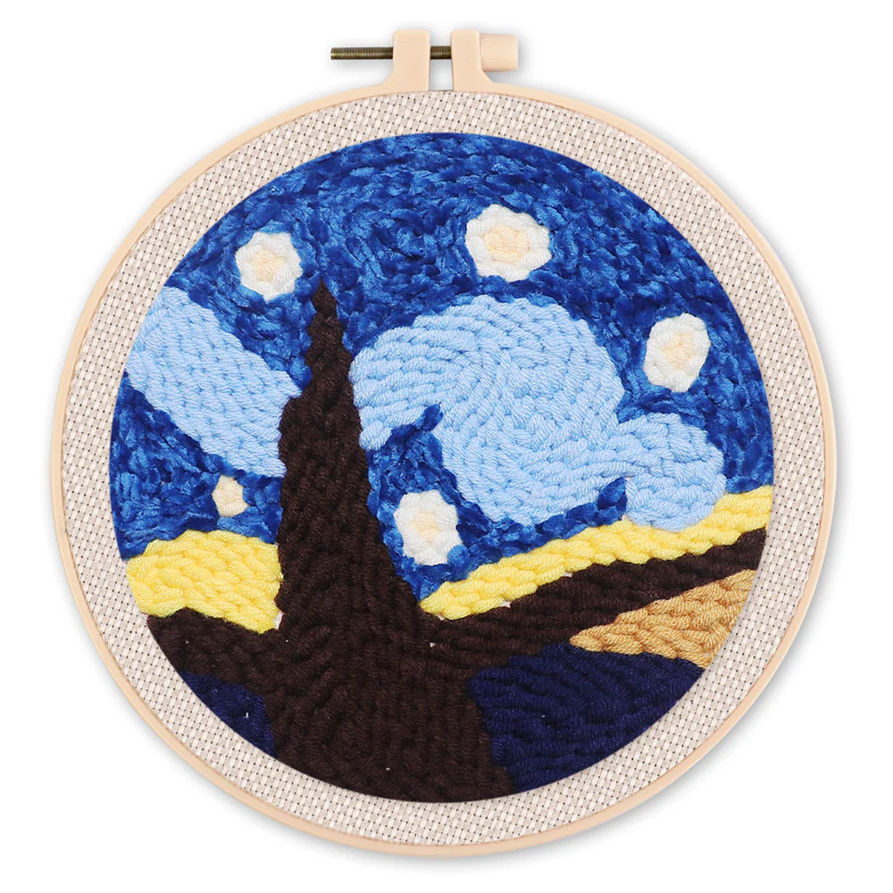 Set Bordado Aguja Mágica -Bella Noche Estrellada- 20 cm. Figured´Art