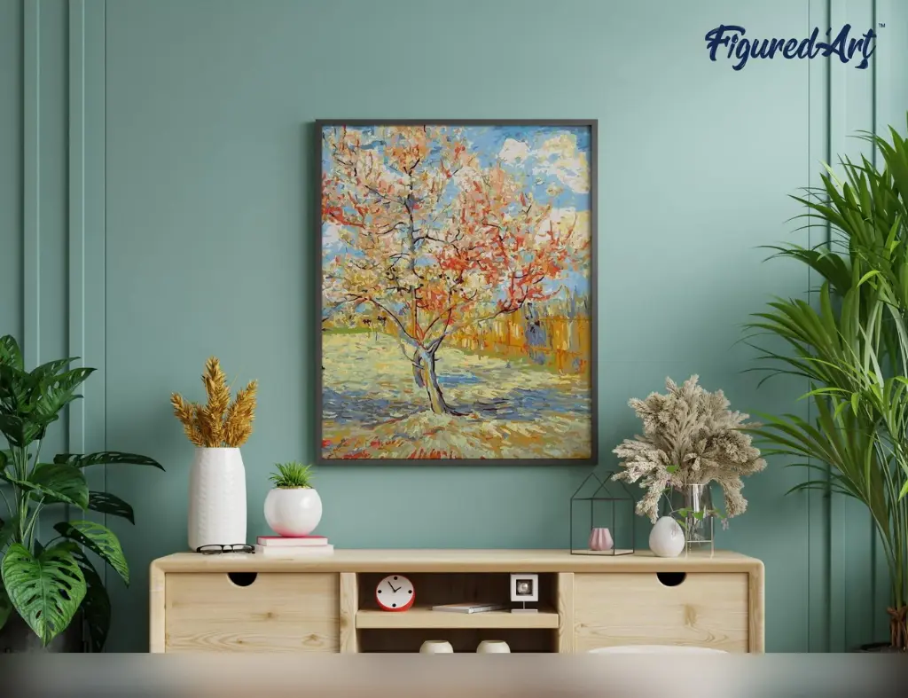 Pintar Por Números -Melocotón, Van Gogh- Bastidor 40 x 50 cm. Figured´Art