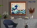 Pintar Por Números -La gran Ola de Kanagawa, Katsushika Hokusai- Bastidor 40 x 50 cm. Figured´Art