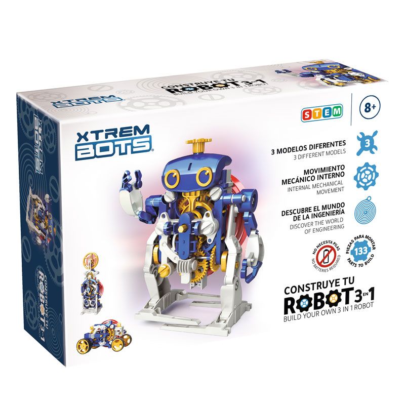 Construye tu Robot 3 e 1- Xtrem Bots