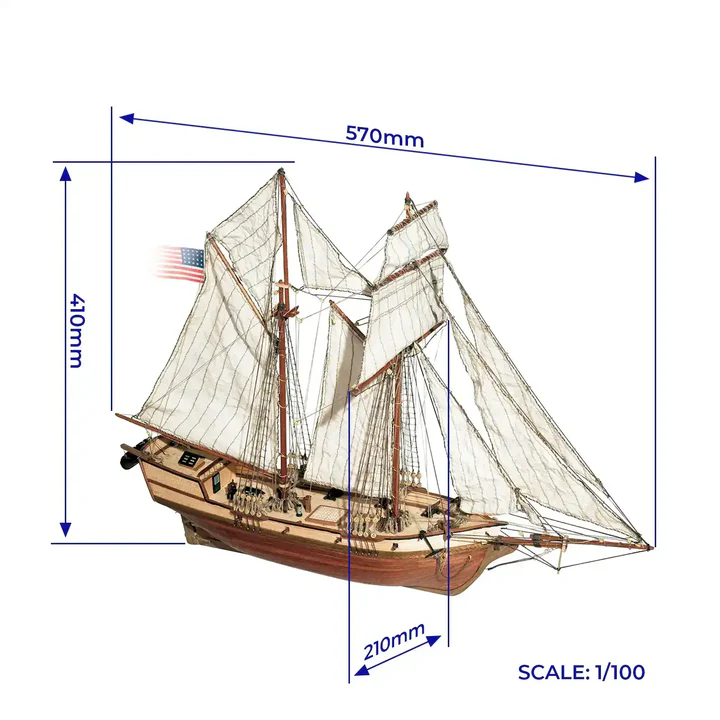 Kit Barco Albatros Escala 1/100  OcCre
