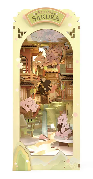 Kit Diorama Librería -Falling Sakura- Rolife Robotime