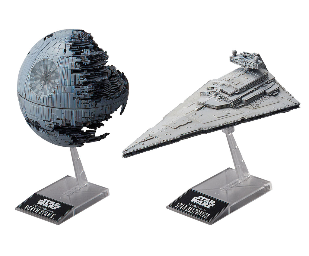 [01207] Set -Death Star II & Imperial Star Destroyer- Star Wars Bandai - Revell