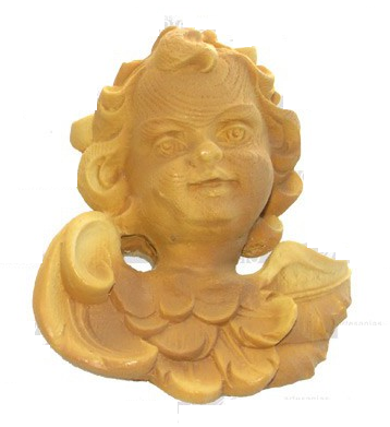 Figura Poliuretano -Cabeza Angel- 15 x 12 cm.