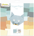 Set Papel Origami -Furs- 60 Hojas 20 x 20 cm. 70 gr. Avenue Mandarine